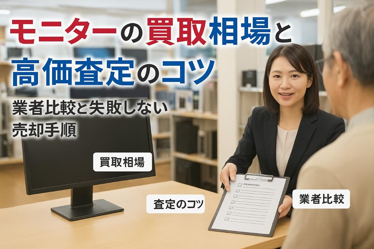 モニターの買取相場と高価査定のコツを解説！おすすめ業者比較と失敗 