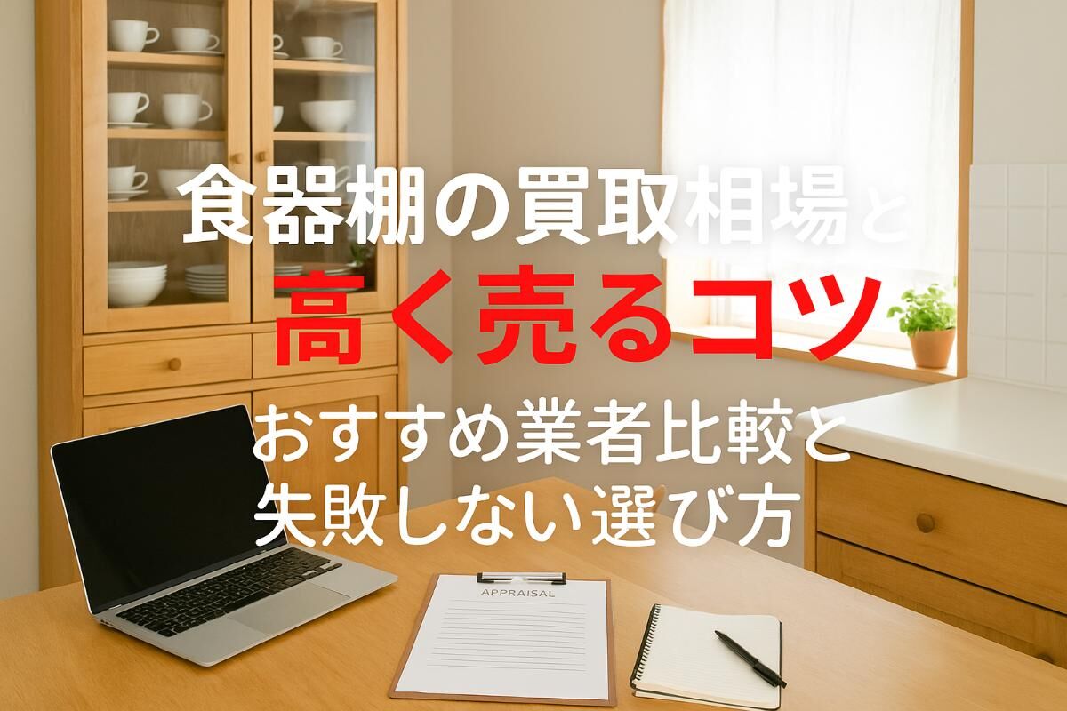 食器棚の買取相場と高く売るコツを徹底解説｜おすすめ業者比較と失敗 