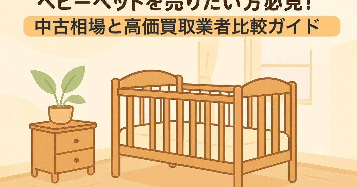ベビーベッドを売りたい方必見！中古相場と高価買取業者比較ガイド 