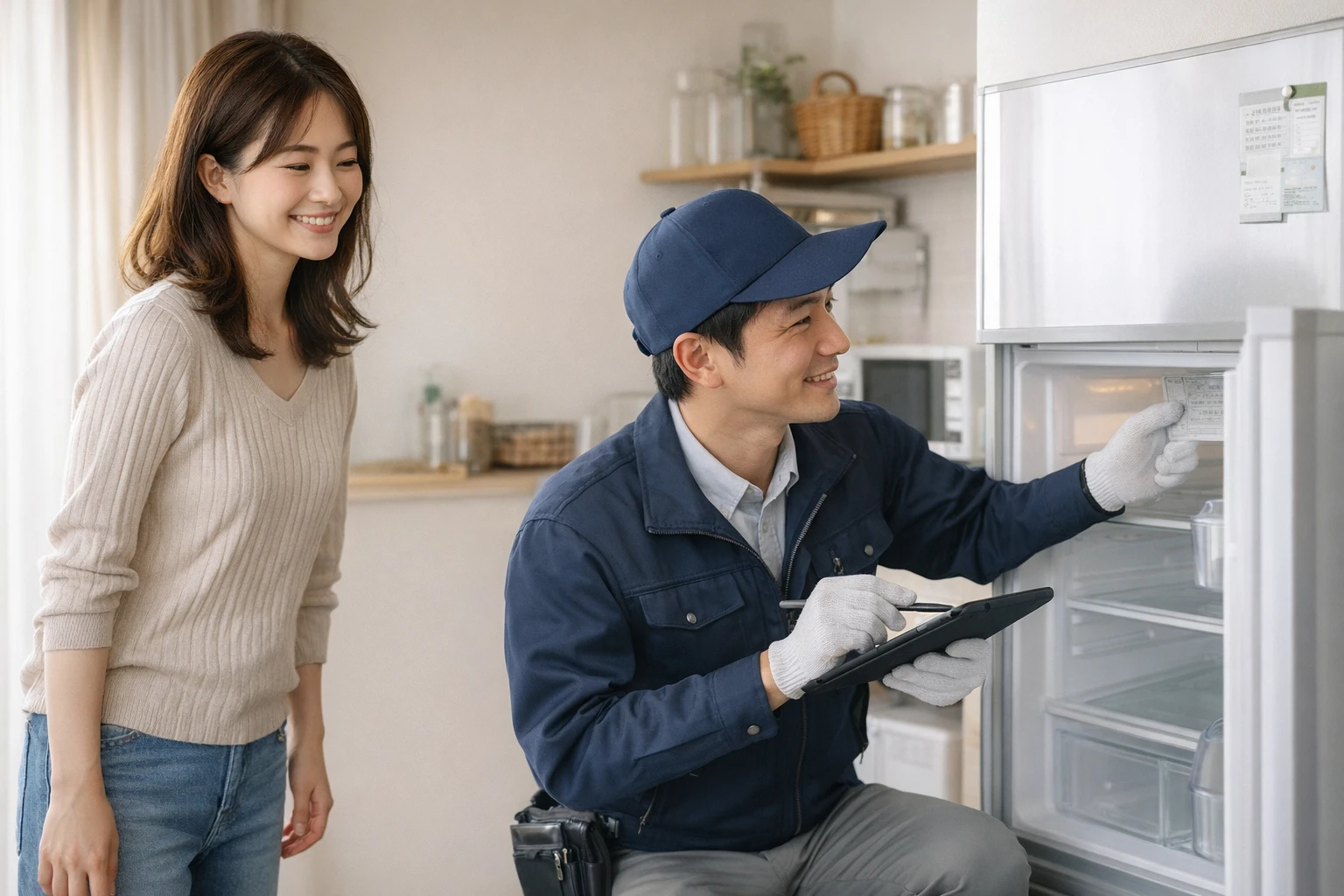 足立区　冷蔵庫　30代女性