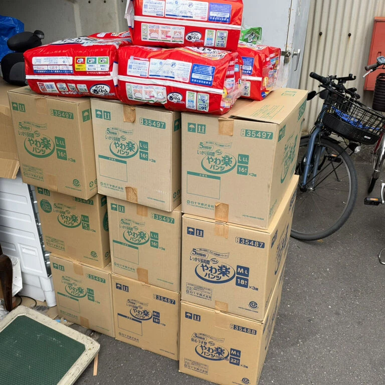 画像53980：【大田区】白十字サルバ リハビリパンツを8,000円で出張買取｜施設入所で余った介護用おむつ