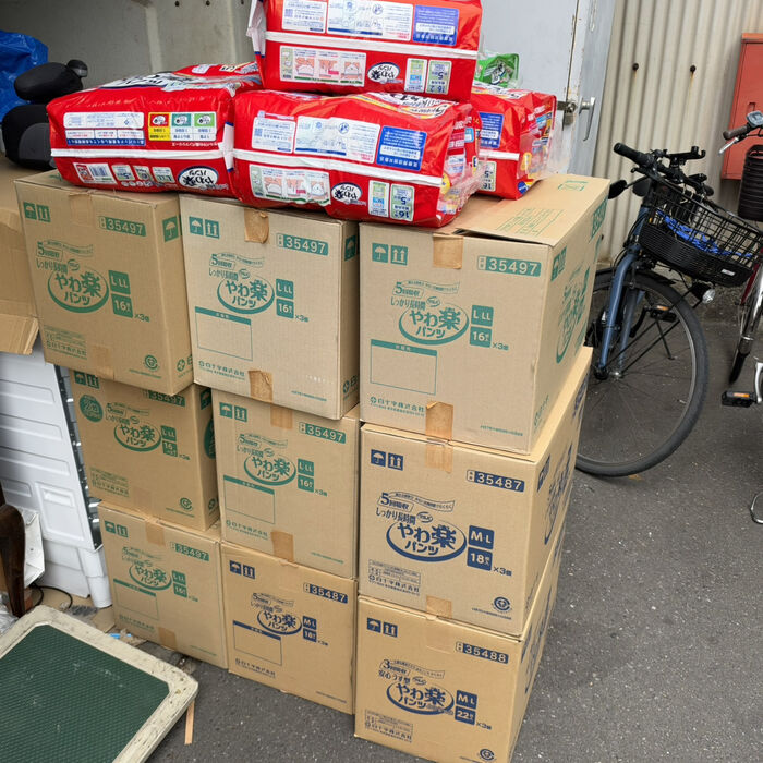画像53980：【大田区】白十字サルバ リハビリパンツを8,000円で出張買取｜施設入所で余った介護用おむつ