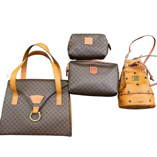 画像6727：セリーヌ　バッグ3個　MCM　バッグ1個