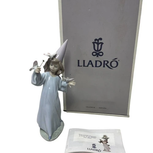画像7002：LLADROリヤドロ　置物（「魔法のおけいこ」）